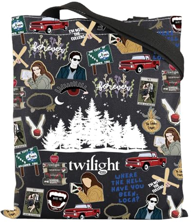 FOTAP Vom Film inspirierte Geschenke Edward's Girl, Geschenk, Gabeln, Washington, Geschenk, Vampirliebhaber, Tragetasche, City of Forks, Adidas Sportschuhe mit Stollen, AA