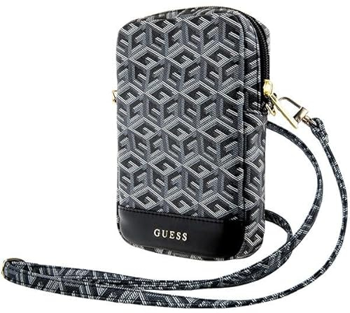 CG MOBILE Guess Tasche GUWBZPGCSPGK Schwarz Zip GCube Bottom Stripe