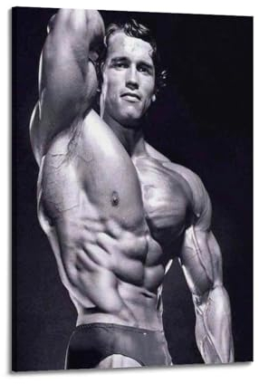 Arnold Schwarzenegger Bodybuilding Muscle Vintage Poster Dekorative Malerei Leinwand Wandkunst Wohnzimmer Poster Schlafzimmer Malerei,Wandkunst Bilddruck Moderne Familienzimmer Dekor 20x30inch(50x75cm