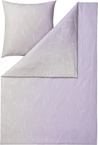 ESTELLA Ateliers Jersey- Bettwäsche-Garnitur Cordelius Farbe Mauve Größe 135x200 + 80x80