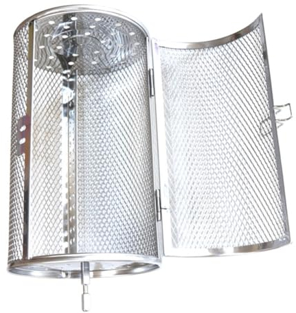 KITANDOVE Cesta para Asar para Freidora de Aire Cesta para Asar para Horno Cesta para Asar para Horno Cesta para Asar para Parrilla Tambor para Asar Cesta para Asar Verduras para Barbacoa
