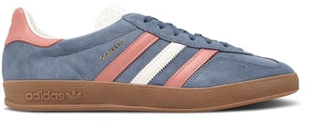 adidas Men's Gazelle Indoor Sneaker, Blue Blink/Wonder Clay/Sand Strata, 12