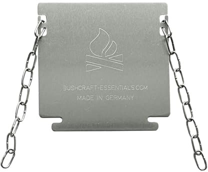 Bushcraft Essentials HOLZRUTSCHE Bushbox LF | Outdoor-Kocher Zubehör | 100% Made in Germany (Edelstahl)