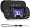 Silicone Case Compatible with Trimui Smart Pro 5-Inch, Anti-Scratch, Washable, Shockproof Protective Cover for Trimui Smart Pro Handheld Game Console with Lanyard - Black