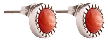 QOSS Ohrstecker DO rund Ø 6 mm flamingo