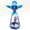 Yoda Bong Silicone Bong Mini Plastic Bongs with Smoking Bong Percolator, 14.5mm Water Pipe Bowl 12cm Water Bong with Stash Pot Smell Proof Container Hookahs Bong Acrylic Water Bong 1 Pack (Blue Bongs)