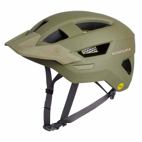 Endura Men's Hummvee Mips® Helmet | Cycling Protection | Adjustable Fit Helmet, Green, L-XL
