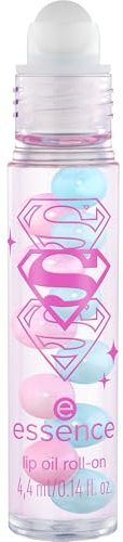 essence Superman lip oil roll-on, Lipgloss, Transparent, feuchtigkeitsspendend, natürlich, vegan, ohne Parabene, ohne Mikroplastikpartikel, Nanopartikel frei, 1er Pack (4.4ml)
