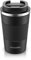 Arendo - Kaffeebecher to go Thermo – Edelstahl Thermobecher mit Deckel – Reisebecher – 350 ml – 100% auslaufsicher – Einhandbedienung – Trinköffnung mit Klappverschluss - spülmaschinenfest