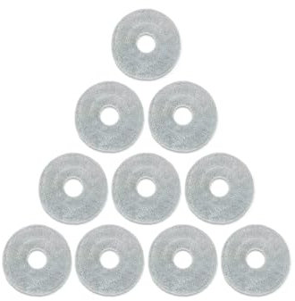PNESHGTT Compatible con Xiaomi Robot Aspirador X10+ / X10 Plus Piezas Accesorios Cepillo Principal Cepillo Lateral Filtro HEPA Mopa Paño Bolsa for Polvo Repuesto(10 Mop Cloths)