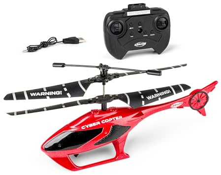 Carson Cyber Copter IR 2Ch RTF Rot Hubschrauber für Anfänger RC Hubschrauber Ferngesteuertes Spielzeug
