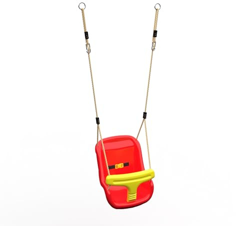 Plum Baby Swing Seat Accessory with Adjustable Ropes (Red)