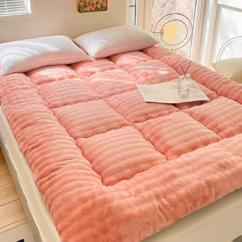 Dicke, aufrollbare Futon-Matratze, volle Größe, Queensize-Bodenmatratze, faltbar, Einzelschlafsaal, Bettunterlage für Studenten, tragbare Isomatte, bequeme Matratzenauflage