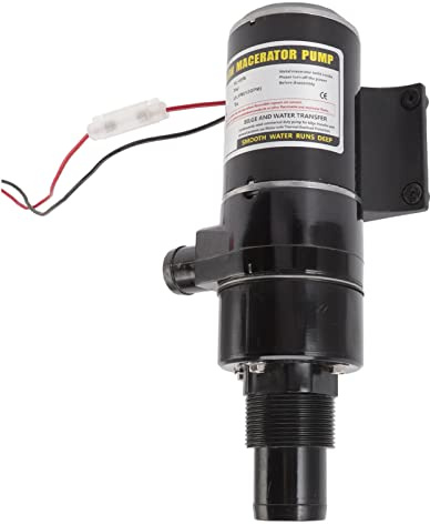 Eleage Waste Multi Protection Macerator Pump High Rate for Kitchen RV Yacht 11 X 4.4 X 4in (24V)