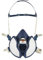 3M Atemschutz-Maske 4251+, A1P2, Halbmaske für Farbspritzarbeiten, Blau, 1 pro Packung, Einheitsgröße