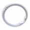 Clipa 2 - Crochet pour Sac / Sac à main - ouvert, c'est un crochet solide, fermé, il devient un anneau, jusqu'à 10 ans de durée de vie - peut également servir de bracelet, Argenté mat (argent) - 1274