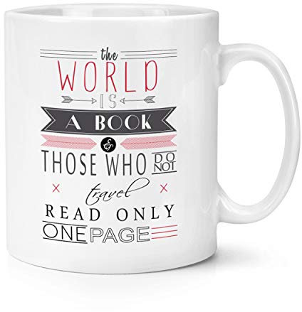 The World is a book quote 283,5 gram tazze in tazza