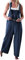 MINTLIMIT Women Jumpsuit Linen Loose Overall Sleeveless Strap Rompers Baggy Playsuit Wide Leg Harem Pants Dungarees Blue S