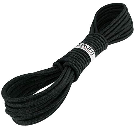 Kanirope® Gummiseil MONOSPAN PE 10mm 10m Schwarz Expanderseil Spann Seil Spanner Spannseil Plane