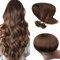 14 inch SEGO Pre Bonded Human Hair Extensions [0.5g*100 Strands] #4 Medium Brown Keratin Nail U Tip 100% Remy Real Invisible Straight (50g)