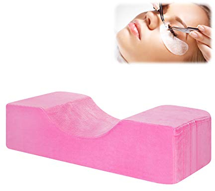 Wimpernkissen für Wimpernverlängerungen, Wimpernverlängerungskissen Schönheitssalonkissen Gedächtnisschaum Nackenkissen für Nackenschmerzen, für Seiten- und Rückenschlafreisen