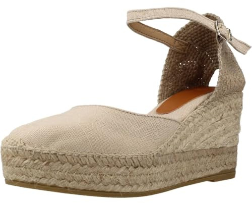 TONI PONS Laia-NT - Espadrille compensée végétalienne pour Femme de en Lin.