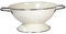 perfk Retro Francesa Drenaje Colador de Bayas Colador de Verduras Decorativo autodrenante multipropósito para encimera Cocina Hogar, Blanco Grande