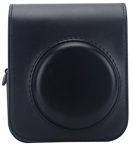 Frankmate Protective Case Compatible with Fujifilm Instax Mini 12 Instant Film Camera with Accessory Pocket and Adjustable Strap (Black)