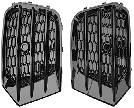 fwefg Auto Front Nebel Licht Kühlergrill Abdeckung Für A-UDI Q3 2016 2017 2018 Honeycomb Mesh Nebel Lampe Kühlergrill Grill Auto Zubehör fwefg