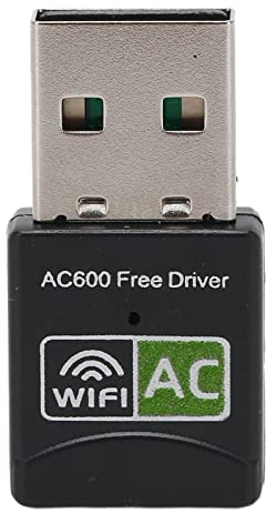 Adaptador USB WiFi para PC, 600 Mbps de Doble Banda 2.4G 5.8G Adaptador de Red Inalámbrico Compatible con Modo Ap IEEE 802.11g, WiFi Dongle para Computadora Portátil PC de