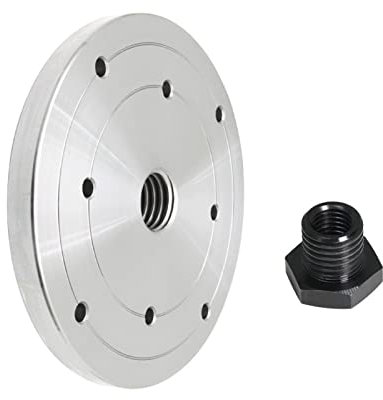 Flansche, Flanschkupplungsverbinder, 2 3 4 6 Holzdrehmaschine-Frontplatte, M33 / 1 Zoll / M18-Gewinde, Flansch-Frontplatte, Holzbearbeitungs-Drehwerkzeug-Zubehör (Farbe: 50 mm-M18 x 2,5) (Farbe: 7