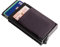 Fabufabu RFID - Porta carte di credito, in alluminio, antifurto, doppio supporto, capacità extra large, può contenere fino a 10 carte di credito/debito con fermasoldi, nero, Doppio supporto