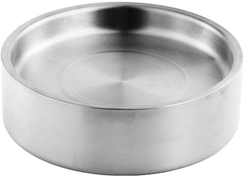 Cuenco para servir refrigerado – Mantiene los platos fríos, ensaladera de acero inoxidable, platos para servir al aire libre, cuencos de hielo | Para alimentos fríos, bebidas, fiestas, salsas, en