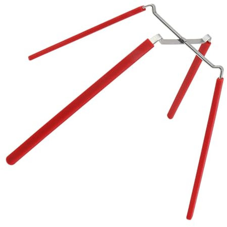 Alipis Sturdy Stainless Steel Cake Cooling Rack Inverted Cooling Tray for Chiffon Bread Reusable Baking Stand Prong Design Silicone Coated