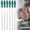 WIYETY Set di 6 Cacciaviti Torx Lunghi: Cacciavite Magnetico, Set di Cacciaviti con Manico in Plastica, Lunghezza della Lama dello Cacciavite a Stella 400mm (T15, T20, T25, T27, T30, T40)