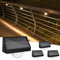 Artrastar Solarlampen für Außen Garten Solarleuchten Balkon mit 8 Farben & 3 Modi Treppenbeleuchtung IP65 Wetterfest Solarlicht für Terrasse Deko/Stufen/Treppen/Zaun 4 Stück