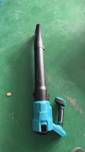 Soffiatore senza fili senza spazzole: con 2 batterie da 4 Ah e caricabatterie, velocità del vento 42 m/s con display a LED, soffiatore elettrico senza fili, per giardino, patio, prato, polvere, cura