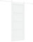 vidaXL Porte coulissante avec kit de matériel Blanc 83x202 cm en Bois Massif de pin