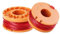 PA6-GF30 - Bobina di ricambio per decespugliatore Worx WG150-WG180, confezione da 2 pezzi da 3 m Φ1,65 mm, filo per tosaerba, filo per decespugliatore Worx WG150-155,5, cavo in nylon resistente