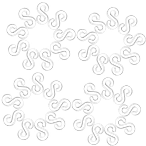 SEWOART 500pcs S Clip Bracelet Hooks for Loom Bands DIY Jewelry Making Kit Rubber Band Connectors for Bracelets Necklaces Rings Keychains for Creative Crafting