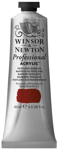 Winsor & Newton 2320507 60 ml Professional Acrylic Colour - Perylene Maroon