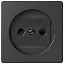 Simon 82040-38 placa de pared y cubierta de interruptor Grafito