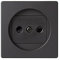 Simon 82040-38 placa de pared y cubierta de interruptor Grafito
