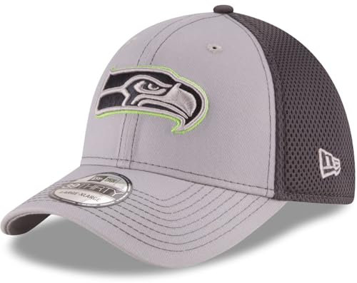 New Era 39Thirty Stretch Mesh Cap - Seattle Seahawks - L/XL