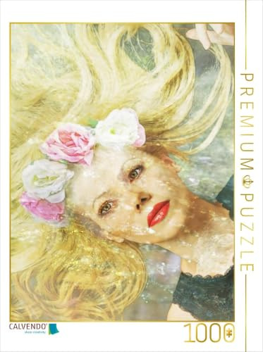 CALVENDO Puzzle Blonde Wassernixe | 1000 Teile Lege-Größe 48 x 64 cm Foto-Puzzle für glückliche Stunden