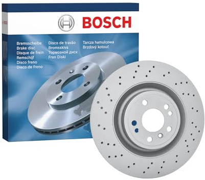 Bosch BD2430 Brake Disc - 350 mm Vented High-Carbon Disc - Front Axle - ECE-R90 Certified - Great Cooling and Noise Suppression, Advanced Corrosion protected - 1 Single Disc