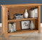 Hallowood Furniture Waverly Oak Wide Bookcase with 1 Adjustable Shelf, Wooden Low Bookshelf, Solid Oak Shelf Unit for Bedroom, Home Office and Living Room Bookcases, Fully Assembled