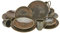 CreaTable, 22618, Shiny Series, Crockery Set, Combi Service 20 Pieces, Porcelain