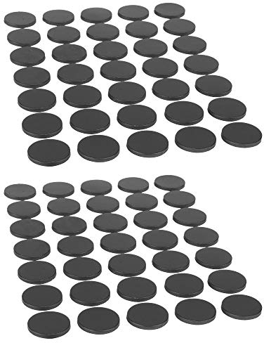 ECENCE Magnetplättchen selbstklebend 70x Klebemagnete selbstklebend für Bilder,Poster oder Notizen Ø18x2mm Magnet Klebeplättchen