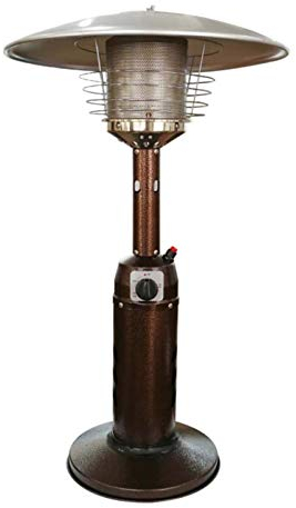 Patio Heater, Stainless Steel Tabletop Gas Home Burner Propane Or Butane Gas Bottle Low Energy, for Gazebo Garden Camping Outdoor